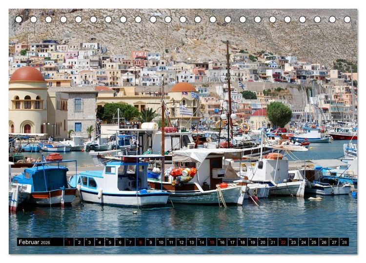 Produktbild: Griechische Inseln (Tischkalender 2026 DIN A5 quer), CALVENDO Monatskalender
