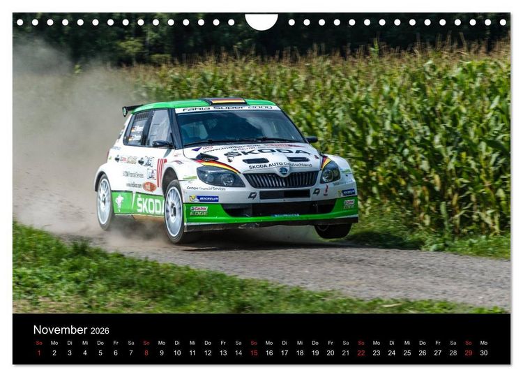 Produktbild: Schnell - Schneller - Rallye (Wandkalender 2026 DIN A4 quer), CALVENDO Monatskalender