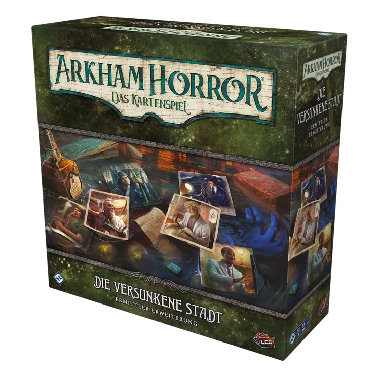 Produktbild: Arkham Horror Das Kartenspiel - Die versunkene Erweiterung