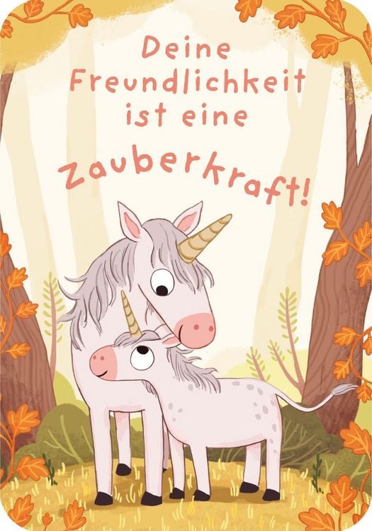 Produktbild: Ein Einhorn namens Oktober &ndash; Mutmachkarten