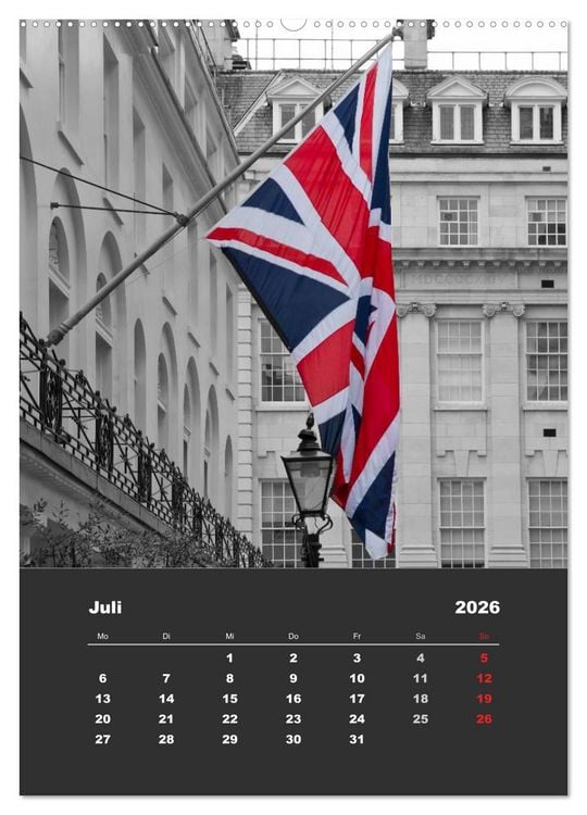 Produktbild: Glanzlichter einer Metropole LONDON (Wandkalender 2026 DIN A2 hoch), CALVENDO Monatskalender