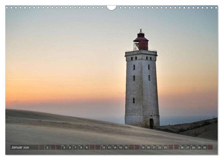 Produktbild: Rubjerg Knude Fyr - Ein Leuchtturm auf Abwegen (Wandkalender 2026 DIN A3 quer), CALVENDO Monatskalender