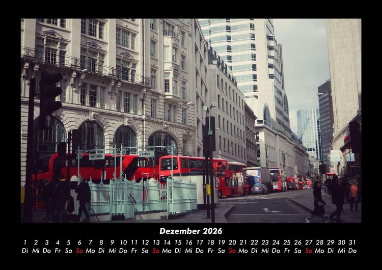 Produktbild: London 2026 Fotokalender DIN A3