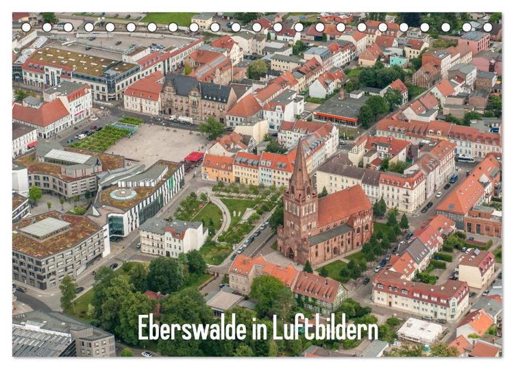 Produktbild: Eberswalde in Luftbildern (Tischkalender 2026 DIN A5 quer), CALVENDO Monatskalender