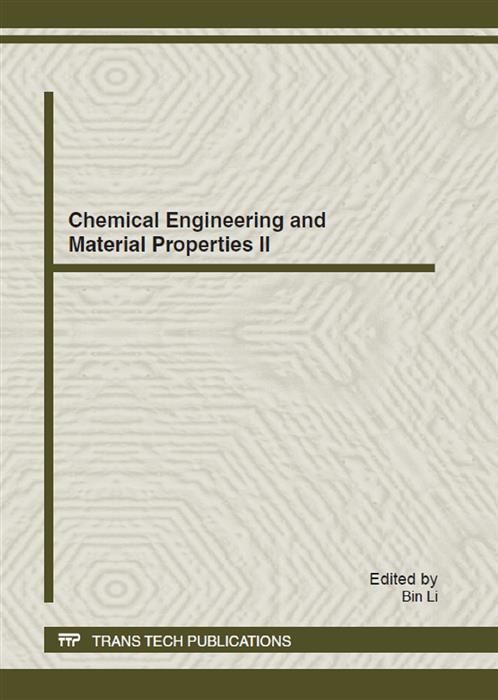Produktbild: Chemical Engineering and Material Properties II