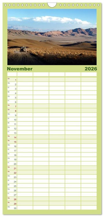 Produktbild: Familienplaner 2026 - Per&uacute;. Impressionen mit 5 Spalten (Wandkalender, 21 x 45 cm) CALVENDO