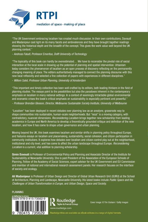 Produktbild: Reconsidering Localism