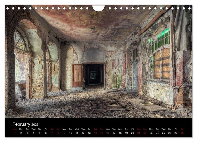 Produktbild: Abandoned Places in Germany (Wall Calendar 2026 DIN A4 landscape), CALVENDO 12 Month Wall Calendar