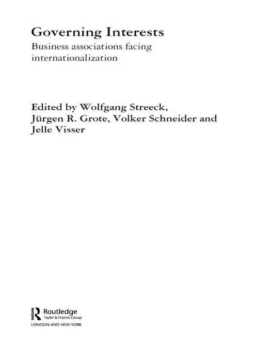 Produktbild: Governing Interests