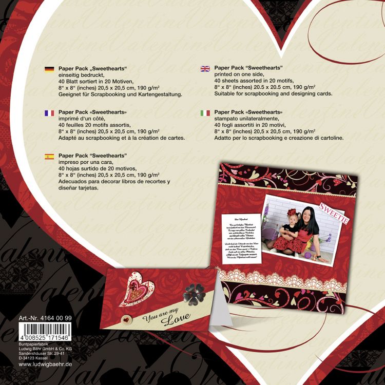Produktbild: URSUS Paper Pack "Sweathearts"