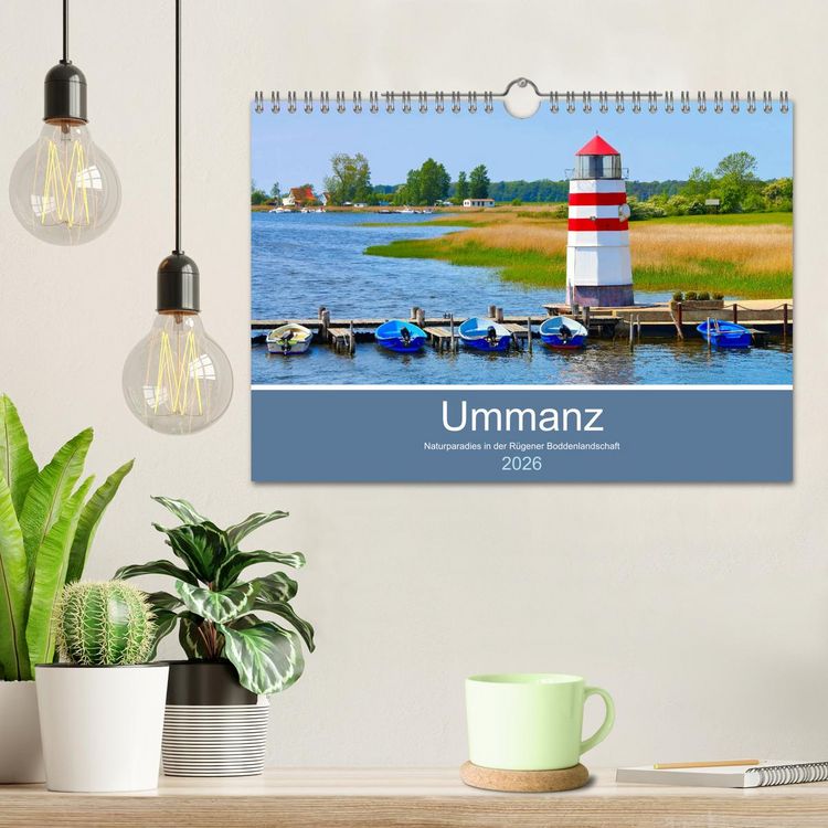 Produktbild: Ummanz - Naturparadies in der R&uuml;gener Boddenlandschaft (Wandkalender 2026 DIN A4 quer), CALVENDO Monatskalender