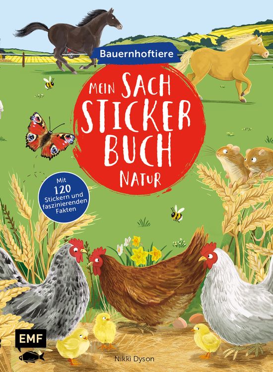 Produktbild: Mein Sach-Stickerbuch Natur &ndash; Bauernhoftiere