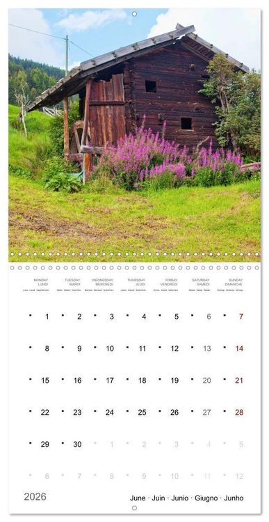 Produktbild: South Tyrol the last mills (Wall Calendar 2026 12 &times; 12 Inch) CALVENDO 12 Month Wall Calendar