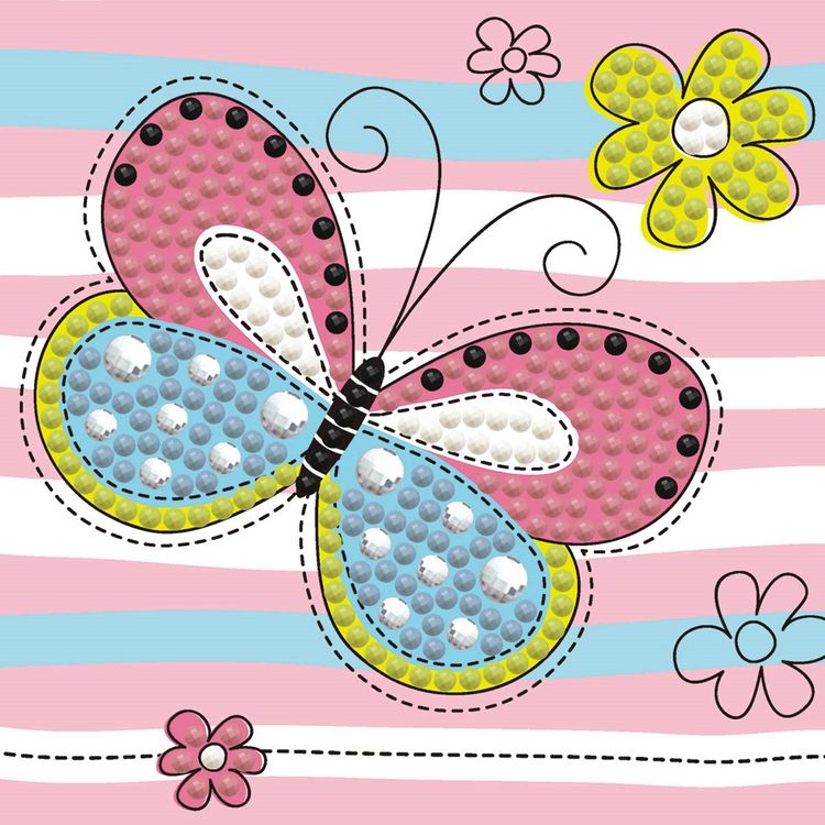 Produktbild: DIAMOND DOTZ - Diamond Painting Mini Schmetterling