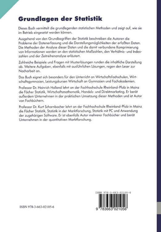 Produktbild: Grundlagen der Statistik