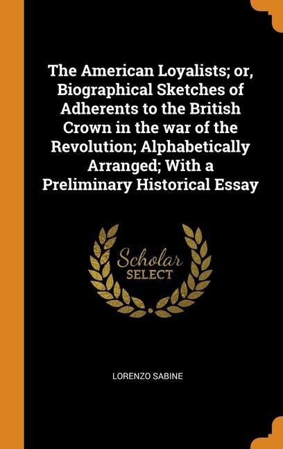 Produktbild: Amer Loyalists Or Biographical