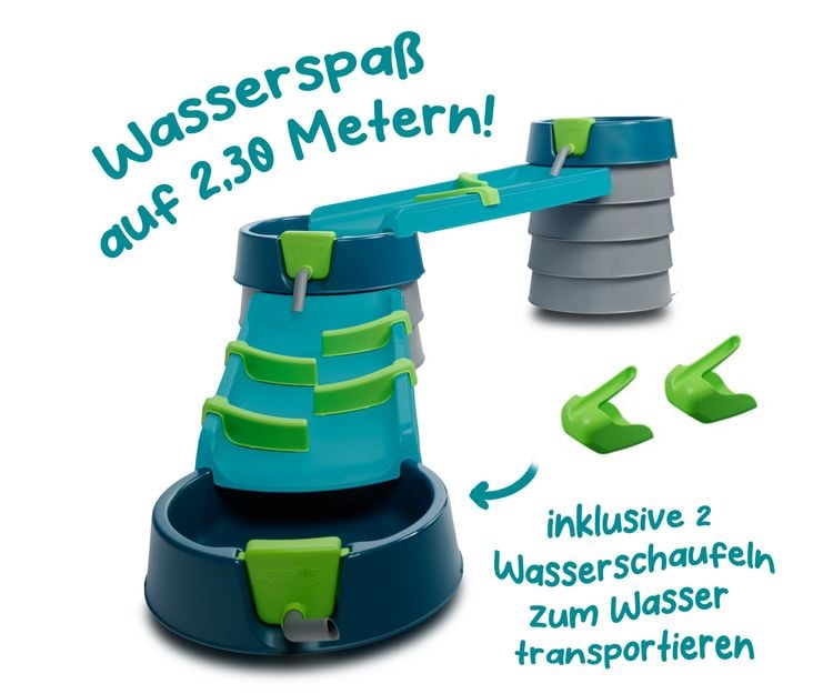 Produktbild: AquaPlay 1581 - Mudway Flow Matschbahn, L:230cm, Wasserbahn+Sandspielsystem