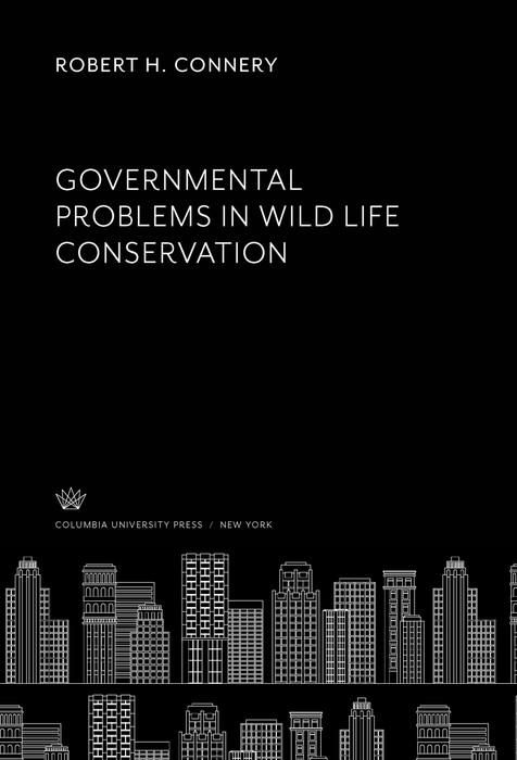Produktbild: Governmental Problems in Wild Life Conservation