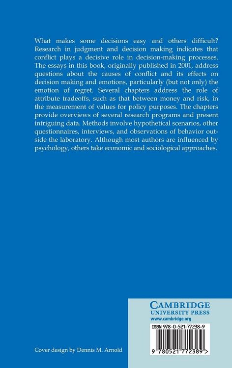 Produktbild: Conflict and Tradeoffs in Decision Making