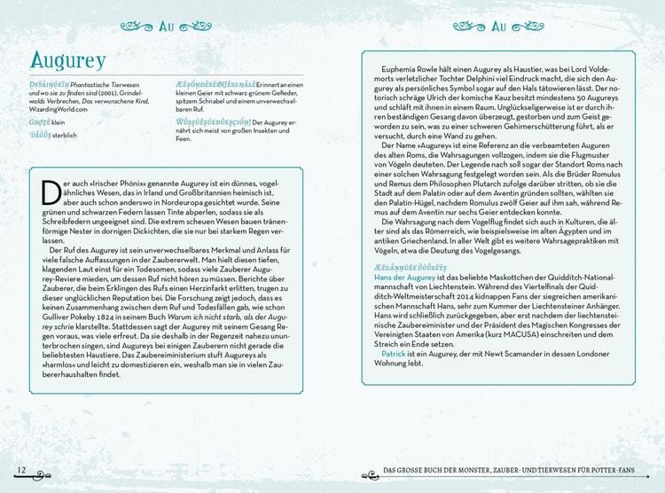 Produktbild: Das gro&szlig;e Buch der Monster, Zauber- und Tierwesen f&uuml;r Potter-Fans