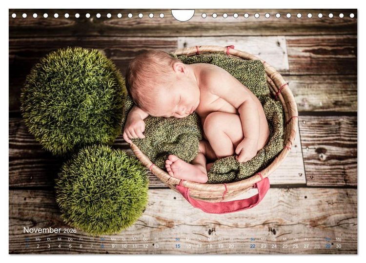 Produktbild: Baby - s&uuml;&szlig;e Tr&auml;ume (Wandkalender 2026 DIN A4 quer), CALVENDO Monatskalender