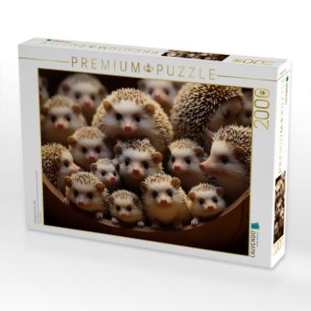 Produktbild: CALVENDO Puzzle Viele Igel auf einem Bild | 2000 Teile Lege-Gr&ouml;&szlig;e 90x67cm Foto-Puzzle f&uuml;r gl&uuml;ckliche Stunden
