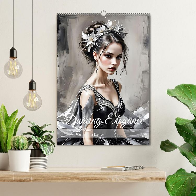 Produktbild: Dancing Elegance (Wall Calendar 2026 DIN A2 portrait), CALVENDO 12 Month Wall Calendar