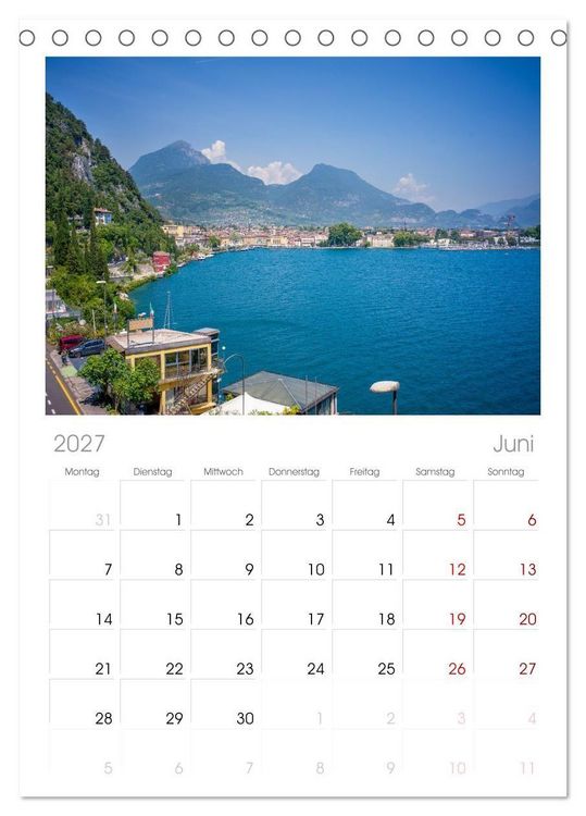 Produktbild: Tischplaner 2027 - Riva del Garda - Am Gardasee ganz im Norden (A5 Tischkalender zum Aufstellen) CALVENDO