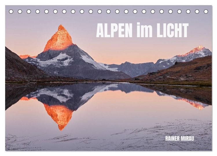 Produktbild: Alpen im Licht (Tischkalender 2027 DIN A5 quer), CALVENDO Monatskalender
