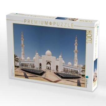 Produktbild: CALVENDO Puzzle Sheik Zayed Moschee | 1000 Teile Lege-Gr&ouml;&szlig;e 64x48cm Foto-Puzzle f&uuml;r gl&uuml;ckliche Stunden