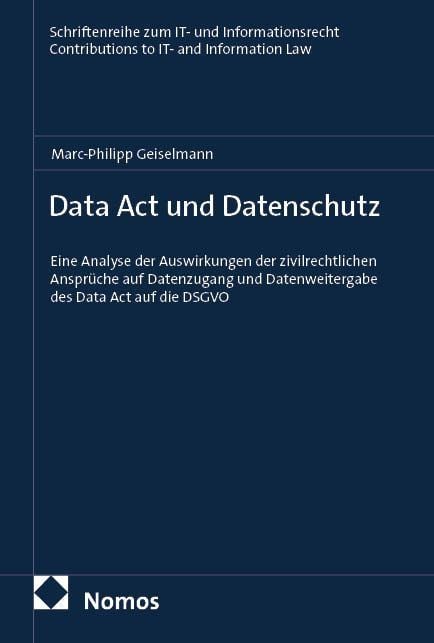 Produktbild: Data Act und Datenschutz