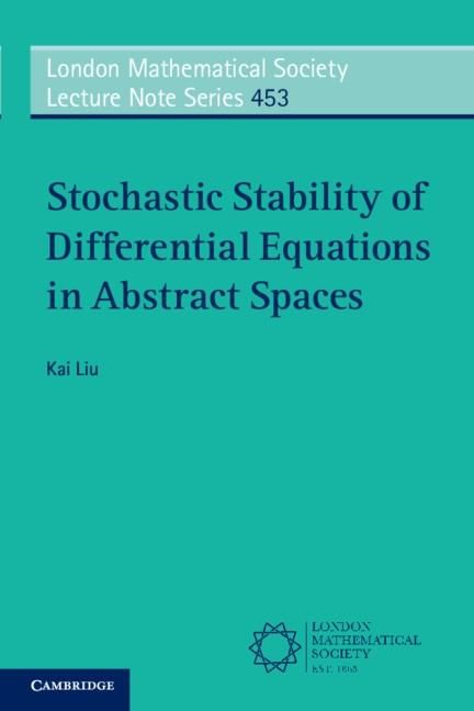 Produktbild: Stochastic Stability of Differential Equations in Abstract Spaces
