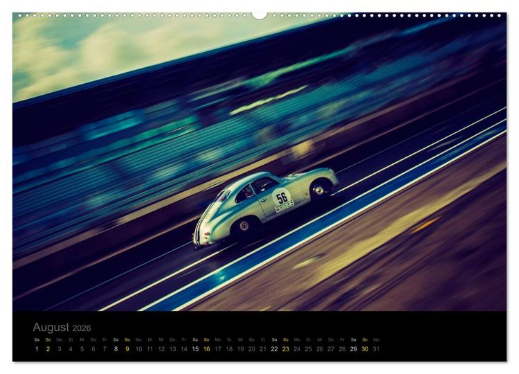 Produktbild: Porsche 356 - Racing (Wandkalender 2026 DIN A2 quer), CALVENDO Monatskalender