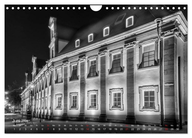 Produktbild: Heilbronn bei Nacht (Wandkalender 2026 DIN A4 quer), CALVENDO Monatskalender