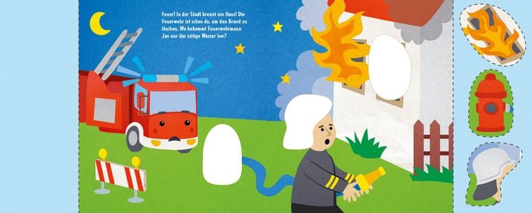 Produktbild: Schnipp, Schnipp, Hurra &ndash; Mein erstes Papierschneidebuch: Tat&uuml;-Tata! Einsatzfahrzeuge von Polizei, Feuerwehr und Co.