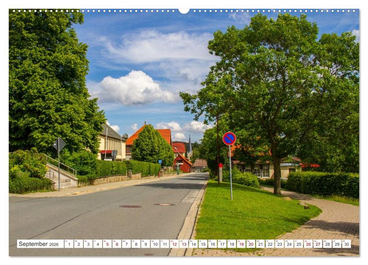 Produktbild: Schierke am Brocken - Die sch&ouml;nste Ortschaft unterhalb des Brockengipfels (hochwertiger Premium Wandkalender 2026 DIN A2 quer), Kunstdruck in Hochglanz
