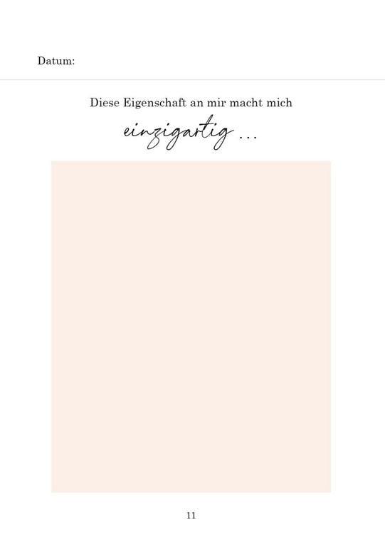 Produktbild: Weil ich es wert bin! Dein Journal: Eine persönliche Reise zu mehr Selbstliebe