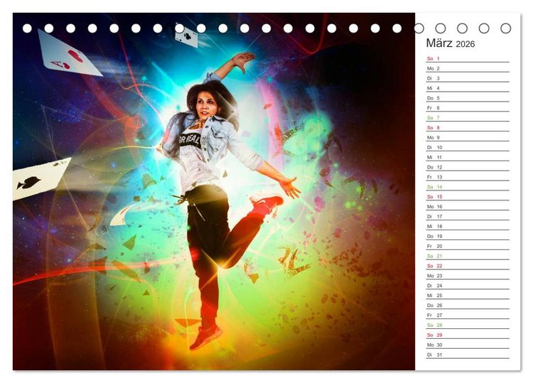 Produktbild: HipHopDance (Tischkalender 2026 DIN A5 quer), CALVENDO Monatskalender