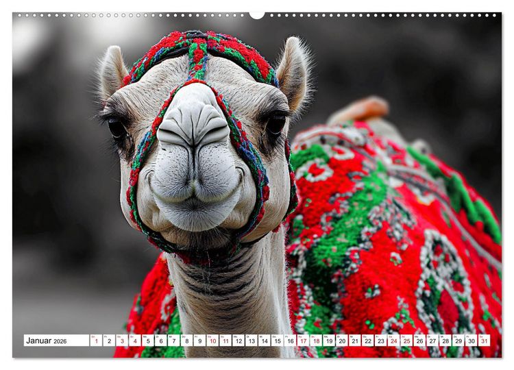 Produktbild: Strick-Pfoten - Flauschige Freunde in gestrickten Meisterwerken (hochwertiger Premium Wandkalender 2026 DIN A2 quer), Kunstdruck in Hochglanz