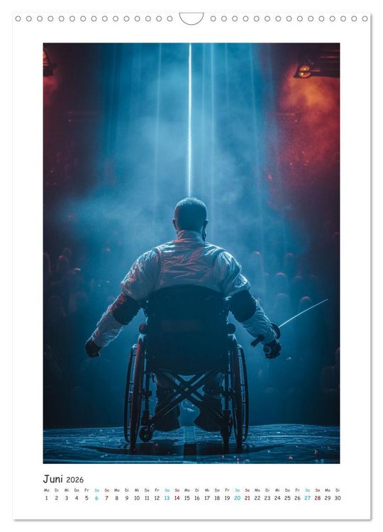 Produktbild: Unglaubliche Leistungen - Helden mit Handicap im Rampenlicht (Wandkalender 2026 DIN A3 hoch), CALVENDO Monatskalender