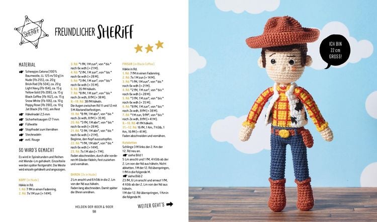 Produktbild: Helden der Kindheit &ndash; Das H&auml;kelbuch &ndash; Band 6