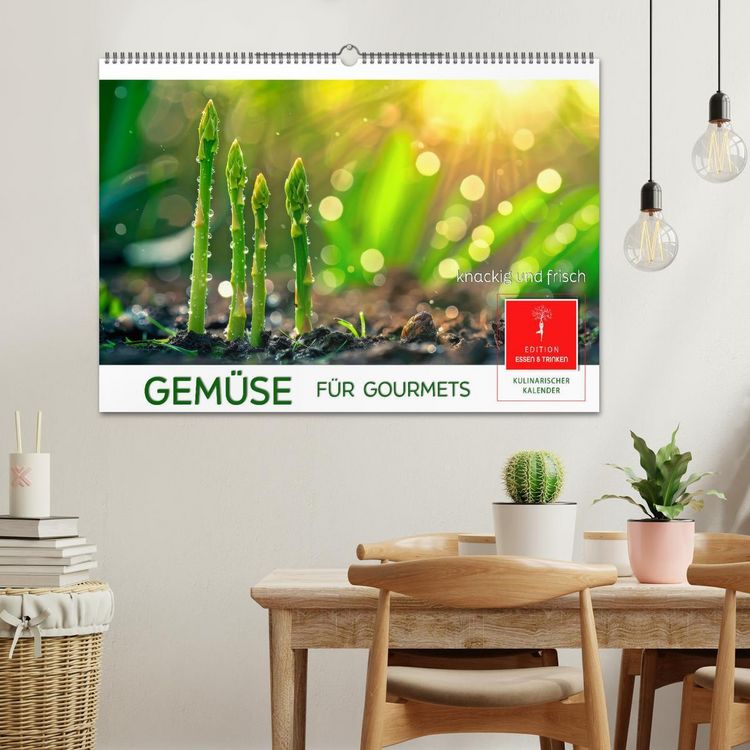 Produktbild: Gem&uuml;se f&uuml;r Gourmets (Wandkalender 2026 DIN A2 quer), CALVENDO Monatskalender