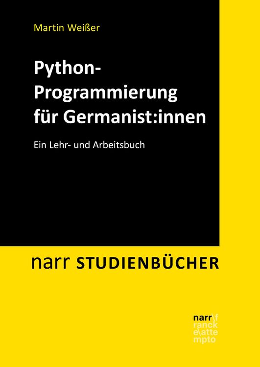 Produktbild: Python-Programmierung f&uuml;r Germanist:innen
