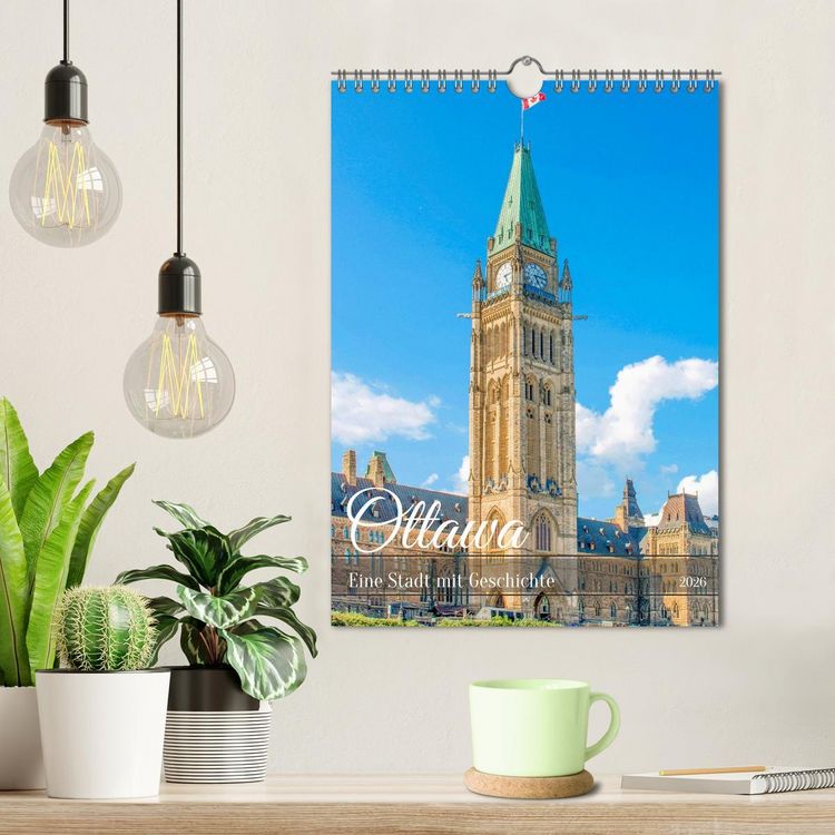 Produktbild: Ottawa - Eine Stadt mit Geschichte (Wandkalender 2026 DIN A4 hoch), CALVENDO Monatskalender