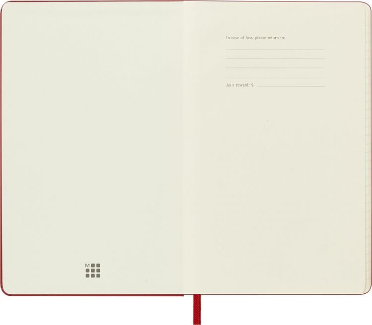 Produktbild: Moleskine 12 Monate Tageskalender 2027, Pocket/A6, 1 Tag = 1 Seite, Fester Einband, Scharlachrot
