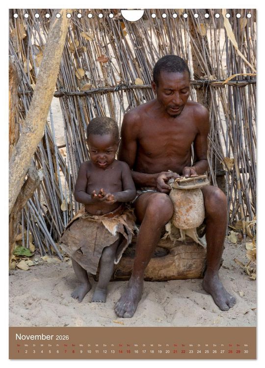 Produktbild: Beim Mbunza Volk - Namibia (Wandkalender 2026 DIN A4 hoch), CALVENDO Monatskalender