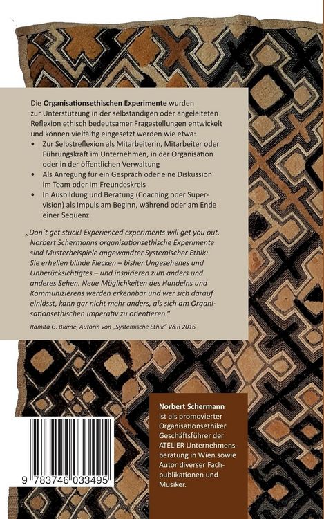 Produktbild: Organisationsethische Experimente