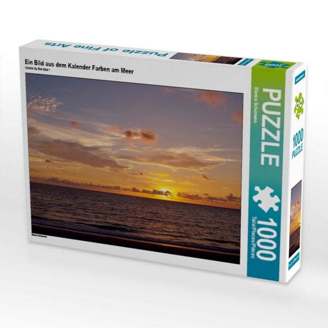 Produktbild: CALVENDO Puzzle Ein Bild aus dem Kalender Farben am Meer | 1000 Teile Lege-Gr&ouml;&szlig;e 64x48cm Foto-Puzzle f&uuml;r gl&uuml;ckliche Stunden