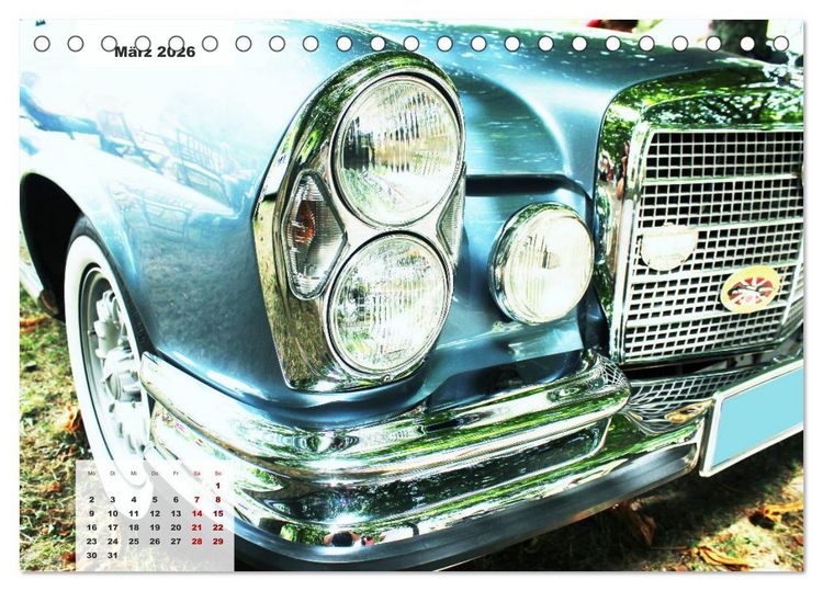 Produktbild: Mercedes Edel & Fein (Tischkalender 2026 DIN A5 quer), CALVENDO Monatskalender