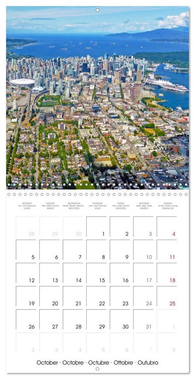 Produktbild: Vancouver Canada (Wall Calendar 2026 12 &times; 12 Inch) CALVENDO 12 Month Wall Calendar